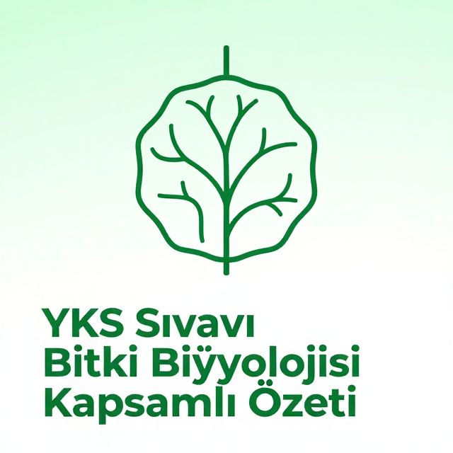 YKS Sınavı İçin Bitki Biyolojisi Kapsamlı Özeti