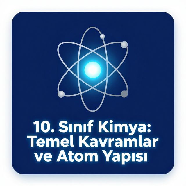 10. Sınıf Kimya: Temel Kavramlar ve Atom Yapısı