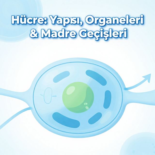Hücre: Yapısı, Organelleri ve Madde Geçişleri