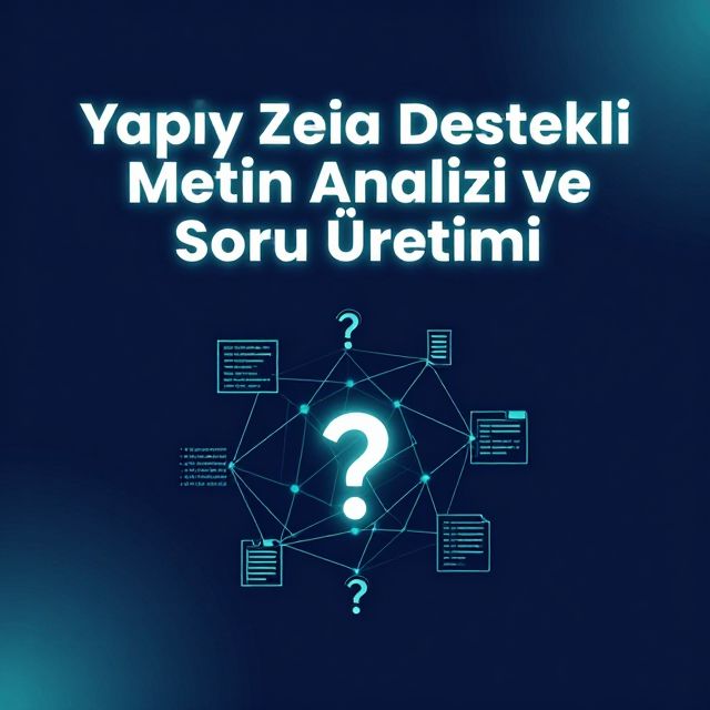Yapay Zeka Destekli Metin Analizi ve Soru Üretimi