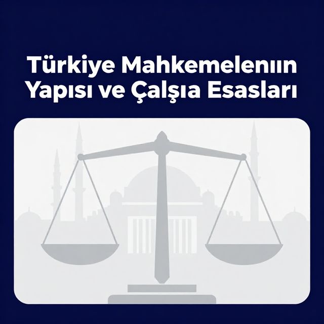 Türkiye Mahkemelerinin Yapısı ve Çalışma Esasları