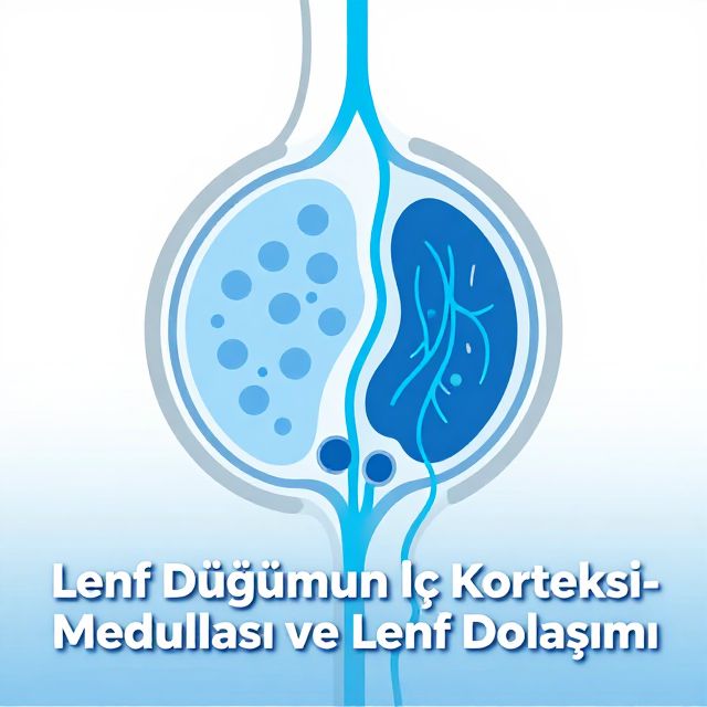 Lenf Düğümünün İç Korteksi, Medullası ve Lenf Dolaşımı