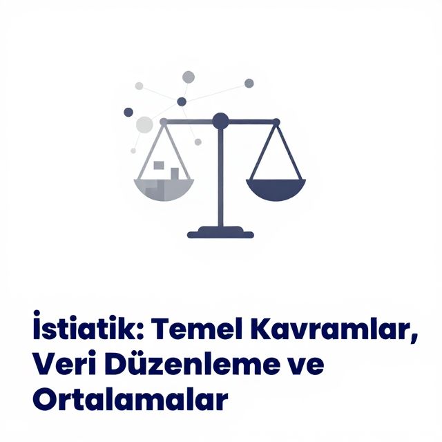 İstatistik: Temel Kavramlar, Veri Düzenleme ve Ortalamalar