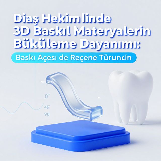 3D Baskılı Diş Materyallerinde Bükülme Dayanımı