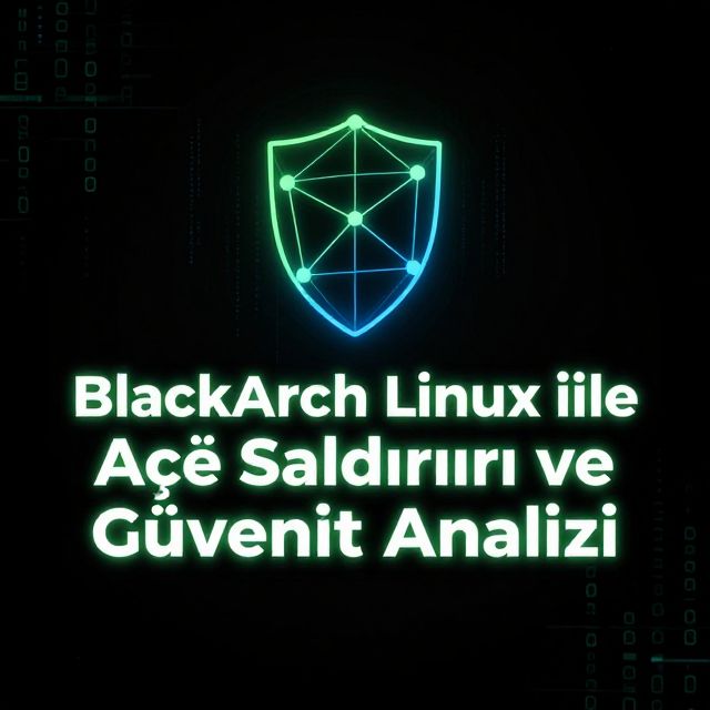 BlackArch Linux ile Ağ Saldırıları ve Güvenlik Analizi