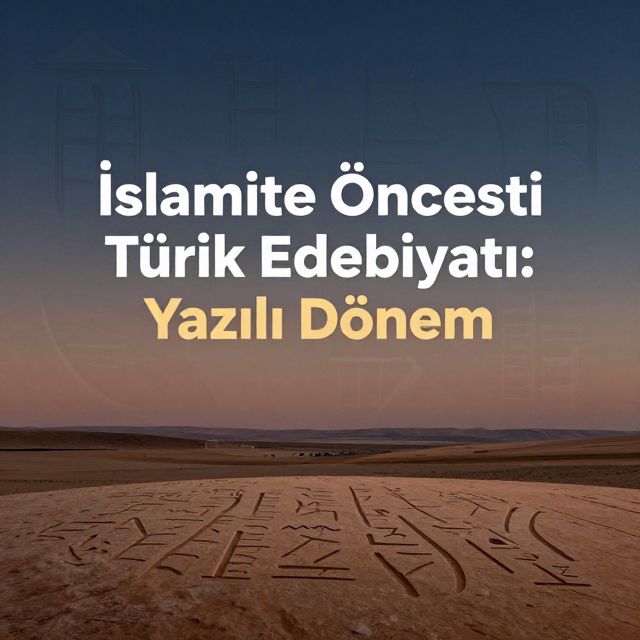 İslamiyet Öncesi Türk Edebiyatı: Yazılı Dönem