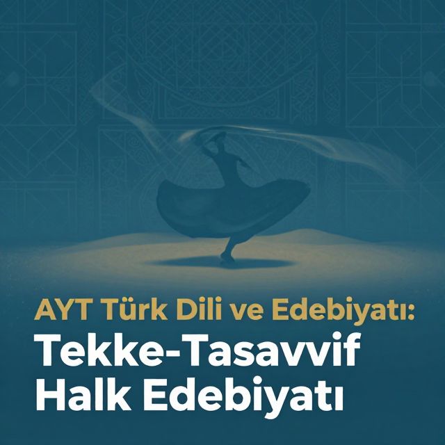 AYT Türk Dili ve Edebiyatı: Tekke-Tasavvuf Halk Edebiyatı