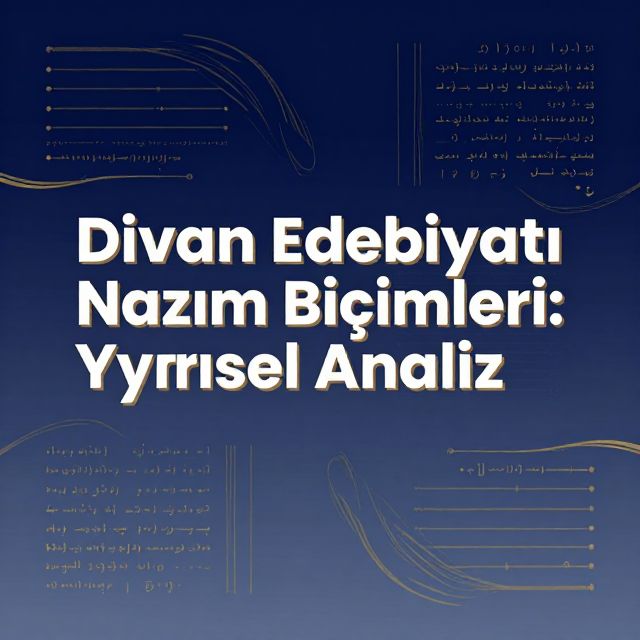 Divan Edebiyatı Nazım Biçimleri: Yapısal Analiz - kapak