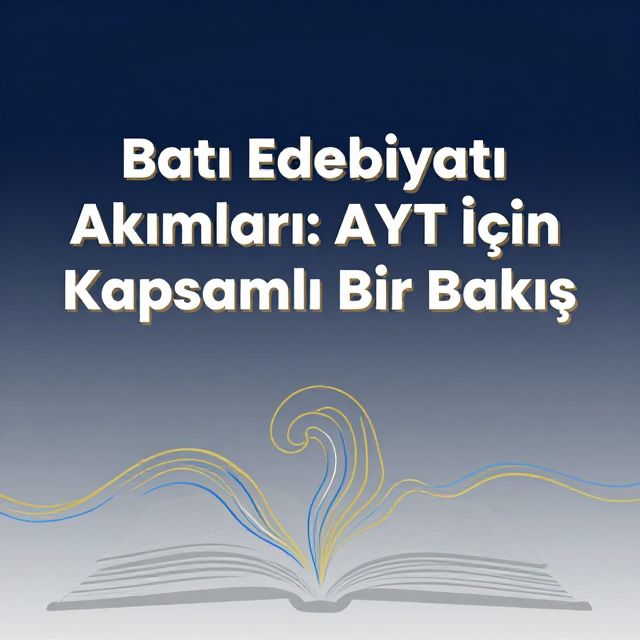 Batı Edebiyatı Akımları: AYT İçin Kapsamlı Bir Bakış
