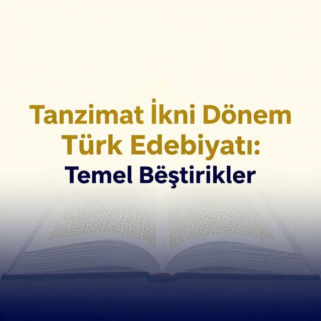 Tanzimat İkinci Dönem Türk Edebiyatı: Temel Özellikler