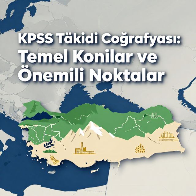 KPSS Türkiye Coğrafyası: Temel Konular ve Önemli Noktalar