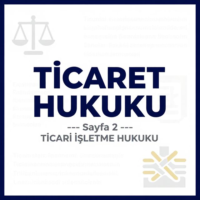 Ticaret Hukukunun Temel Kavramları ve Uygulama Alanları