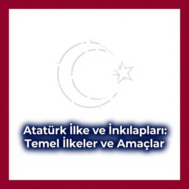 Atatürk İlke ve İnkılapları: Temel İlkeler ve Amaçlar