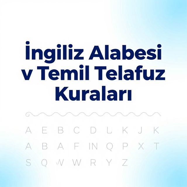 İngiliz Alfabesi ve Temel Telaffuz Kuralları