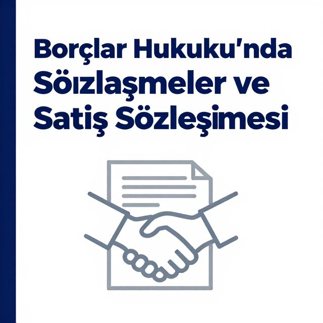 Borçlar Hukuku'nda Sözleşmeler ve Satış Sözleşmesi