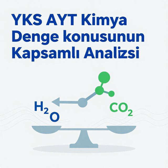 YKS AYT Kimya Denge Konusunun Kapsamlı Analizi