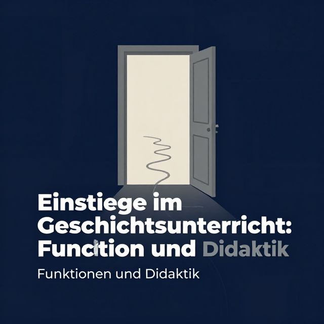 Einstiege im Geschichtsunterricht: Funktionen und Didaktik