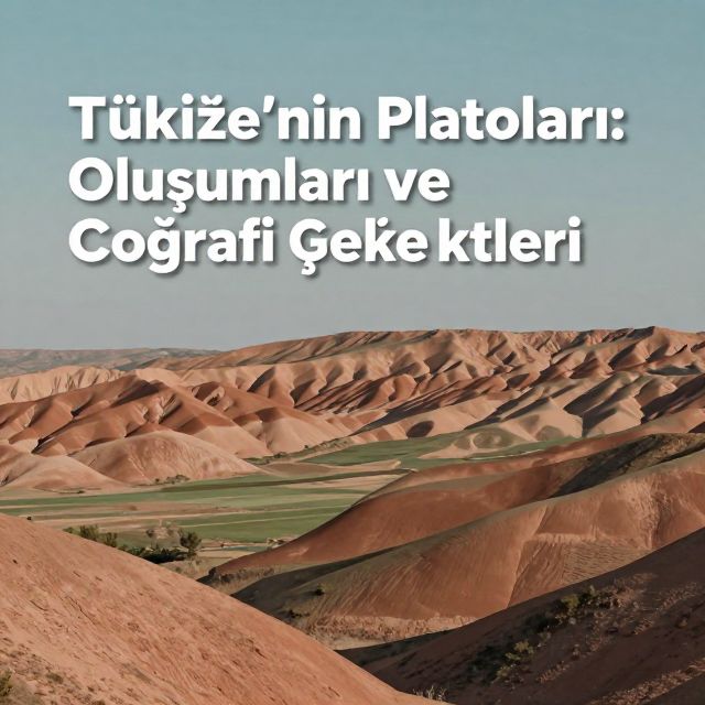 Türkiye'nin Platoları: Oluşumları ve Coğrafi Özellikleri