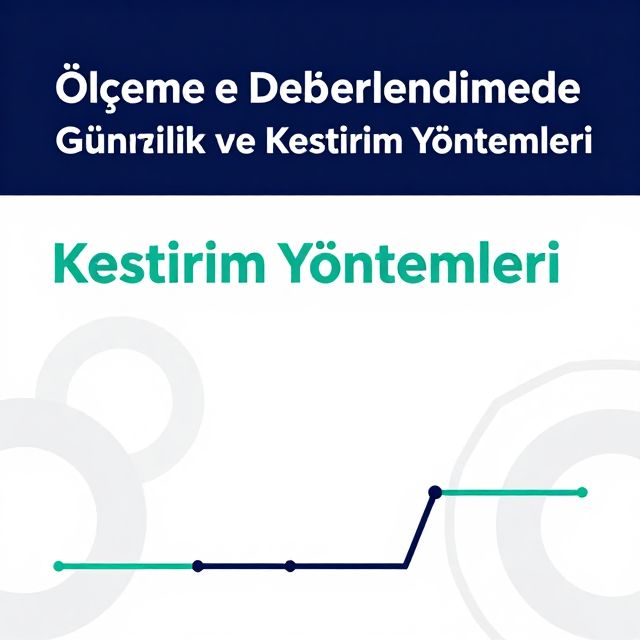 Ölçme ve Değerlendirmede Güvenirlik ve Kestirim Yöntemleri
