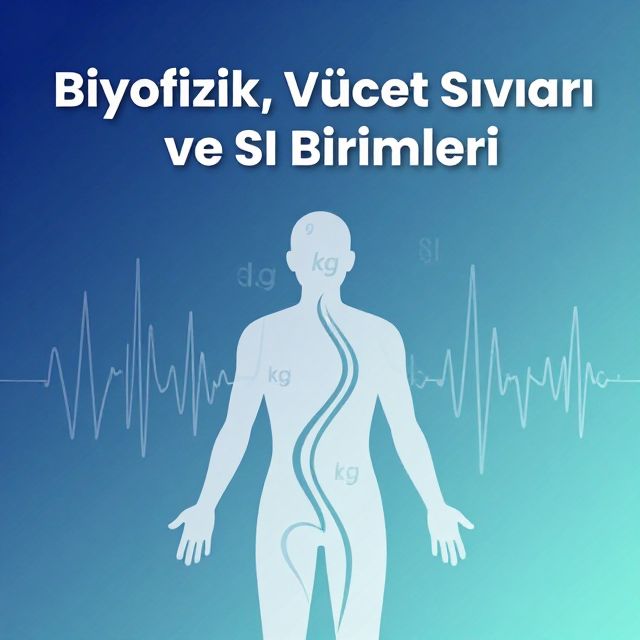 Biyofizik, Vücut Sıvıları ve SI Birimleri