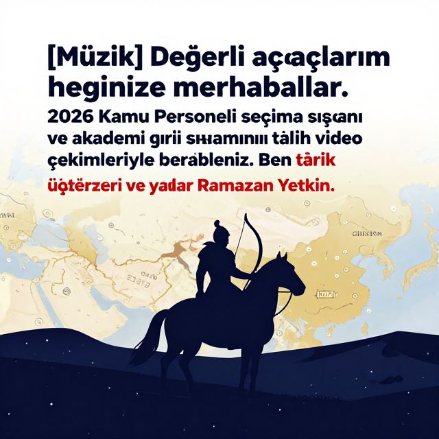 KPSS ve AGS Tarih: İslamiyet Öncesi Türk Tarihine Giriş