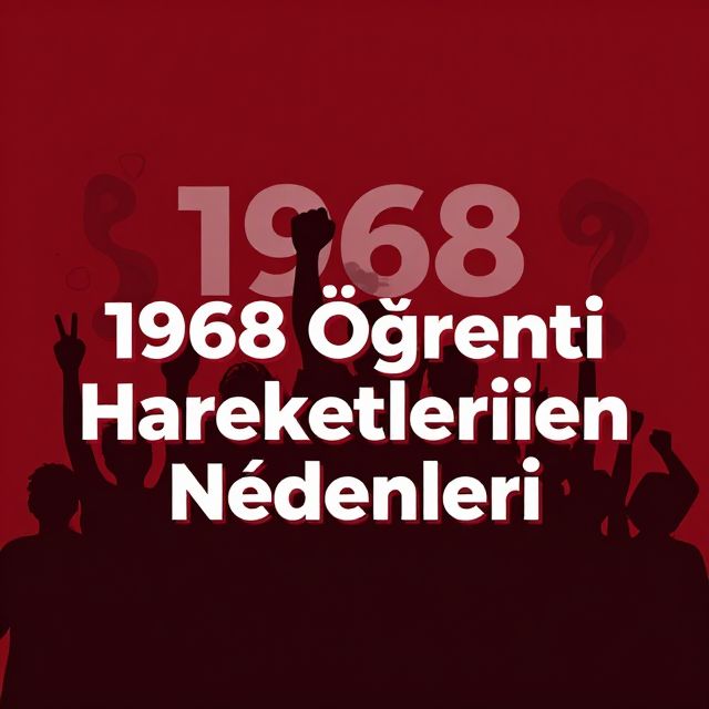 1968 Öğrenci Hareketlerinin Nedenleri - kapak
