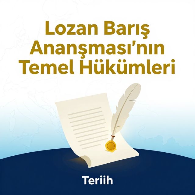 Lozan Barış Anlaşması'nın Temel Hükümleri