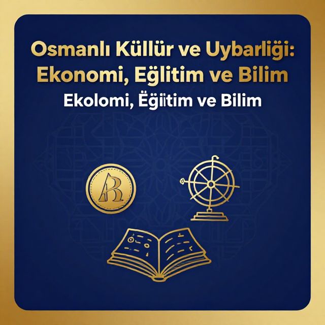 Osmanlı Kültür ve Uygarlığı: Ekonomi, Eğitim ve Bilim