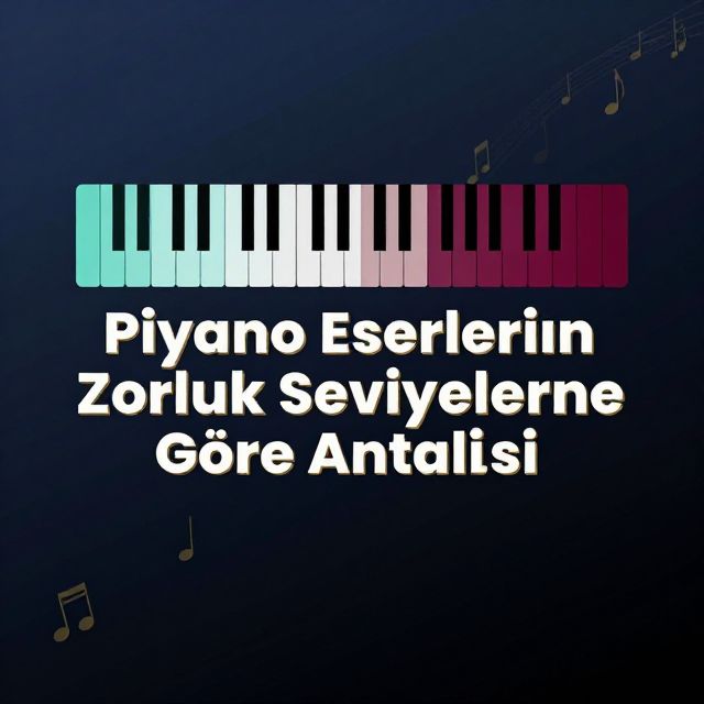 Piyano Eserlerinin Zorluk Seviyelerine Göre Analizi