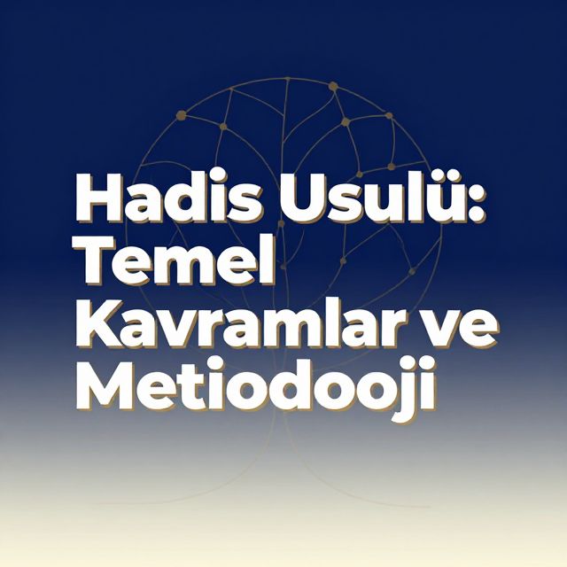 Hadis Usulü: Temel Kavramlar ve Metodoloji