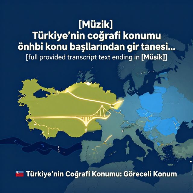 Türkiye'nin Coğrafi Konumu: Göreceli Konum Detayları