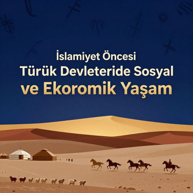 İslamiyet Öncesi Türk Devletlerinde Sosyal ve Ekonomik Yaşam - kapak