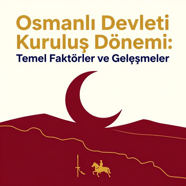 Osmanlı Devleti Kuruluş Dönemi: Temel Faktörler ve Gelişmeler - kapak