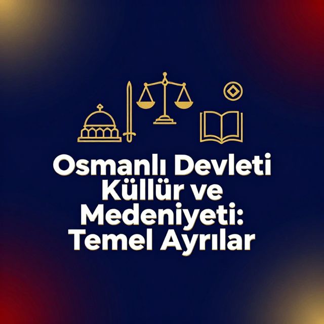 Osmanlı Devleti Kültür ve Medeniyeti: Temel Yapılar