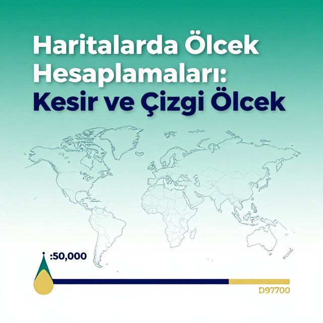 Haritalarda Ölçek Hesaplamaları: Kesir ve Çizgi Ölçek