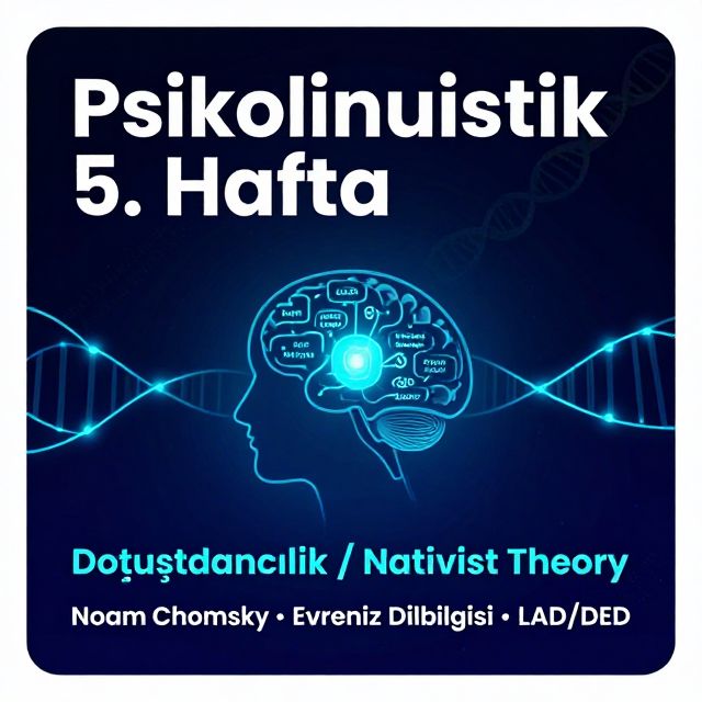 Psikodilbilimde Doğuştancılık Yaklaşımı