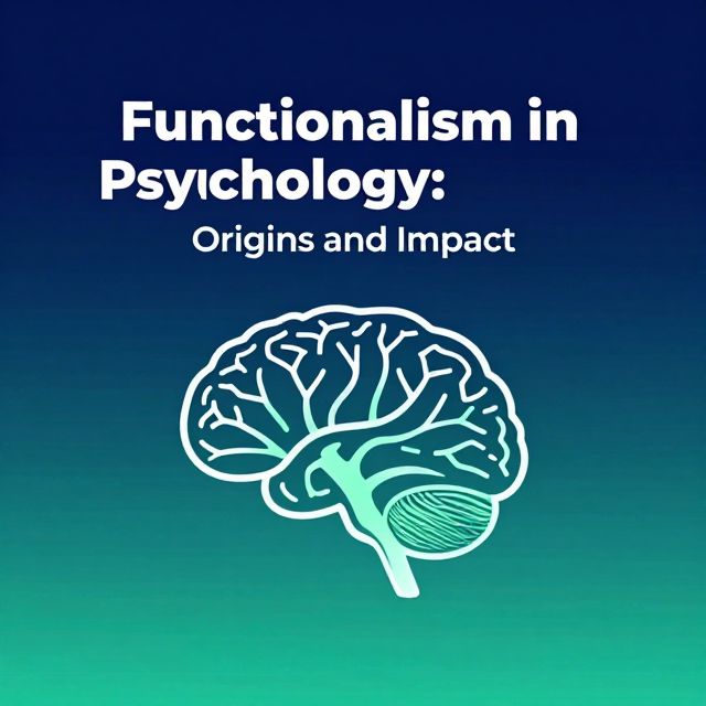 Functionalism in Psychology: Origins and Impact