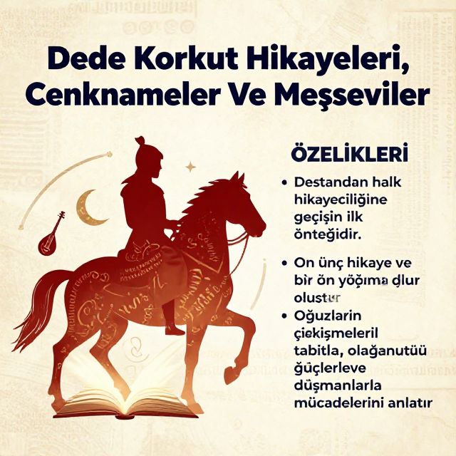 Dede Korkut, Cenknameler, Mesneviler ve Halk Hikayeleri