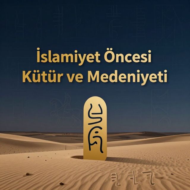 İslamiyet Öncesi Türk Kültür ve Medeniyeti
