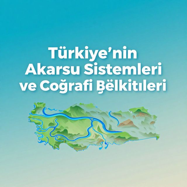 Türkiye'nin Akarsu Sistemleri ve Coğrafi Özellikleri