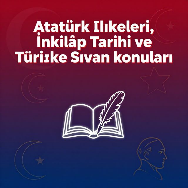 Atatürk İlkeleri, İnkılâp Tarihi ve Türkçe Sınav Konuları