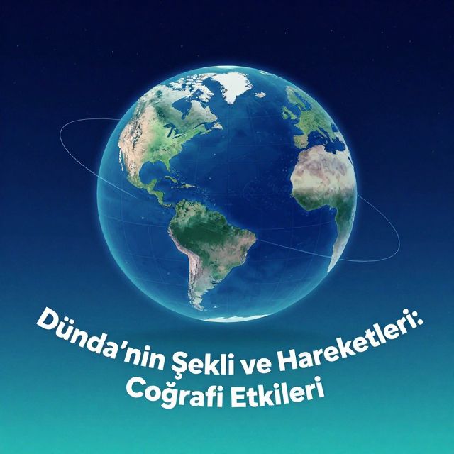 Dünya'nın Şekli ve Hareketleri: Coğrafi Etkileri