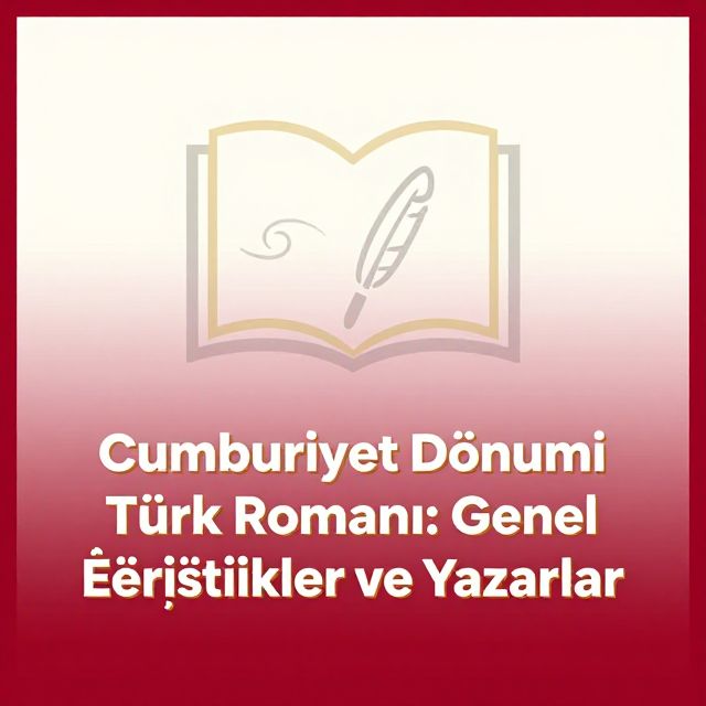 Cumhuriyet Dönemi Türk Romanı: Genel Özellikler ve Yazarlar