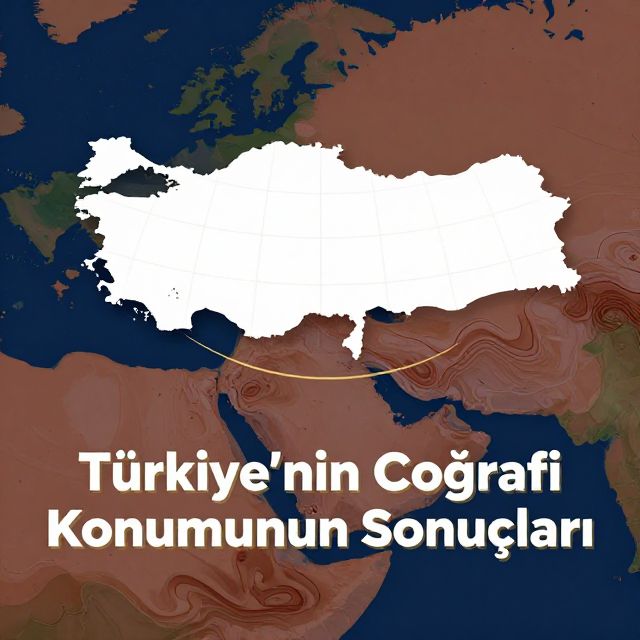Türkiye'nin Coğrafi Konumunun Sonuçları