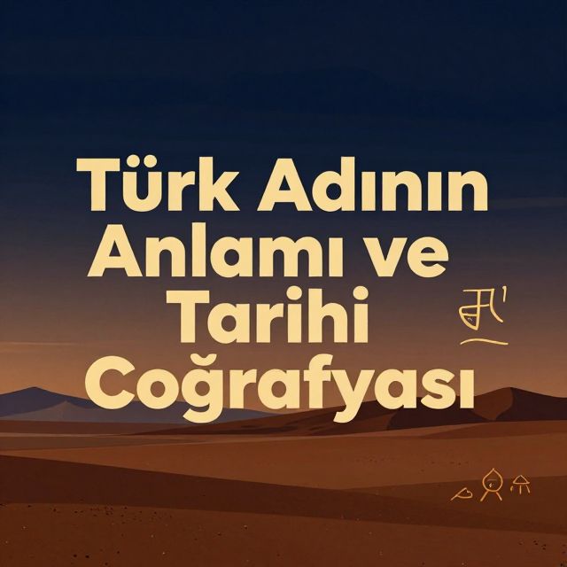 Türk Adının Anlamı ve Tarihi Coğrafyası