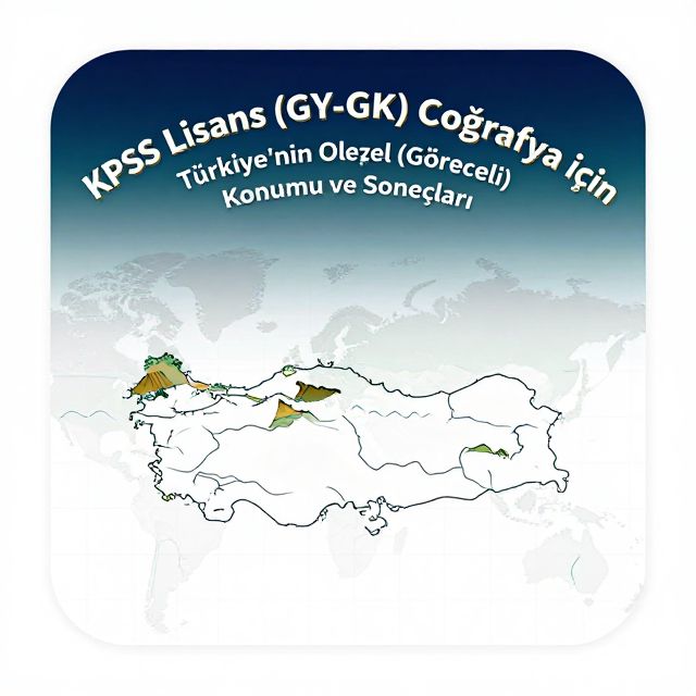Türkiye'nin Özel Konumu ve Sonuçları (KPSS Coğrafya)