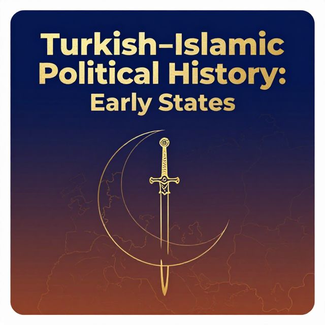Turkish-Islamic Political History: Early States