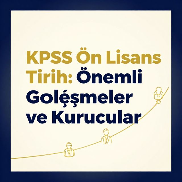 KPSS Ön Lisans Tarih: Önemli Gelişmeler ve Kurucular