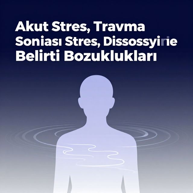 Akut Stres, Travma Sonrası Stres, Dissosiyatif ve Somatik Belirti Bozuklukları