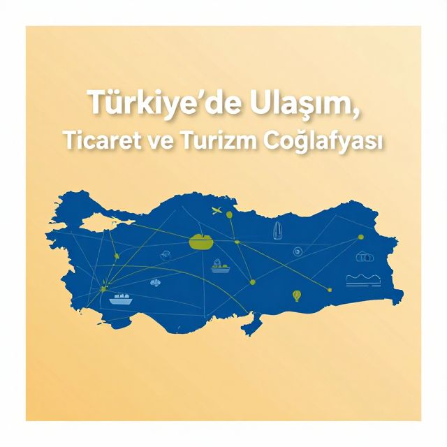 Türkiye'de Ulaşım, Ticaret ve Turizm Coğrafyası